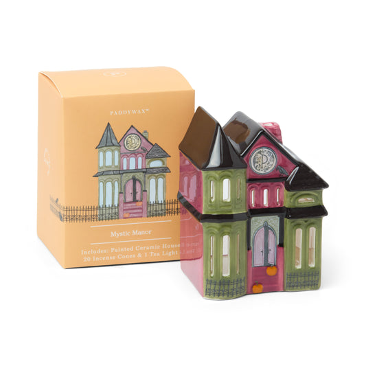 No. 08 Mystic Manor Style Incense & Tea Light Holder (1 Tea Light & 20 Incense Cones)