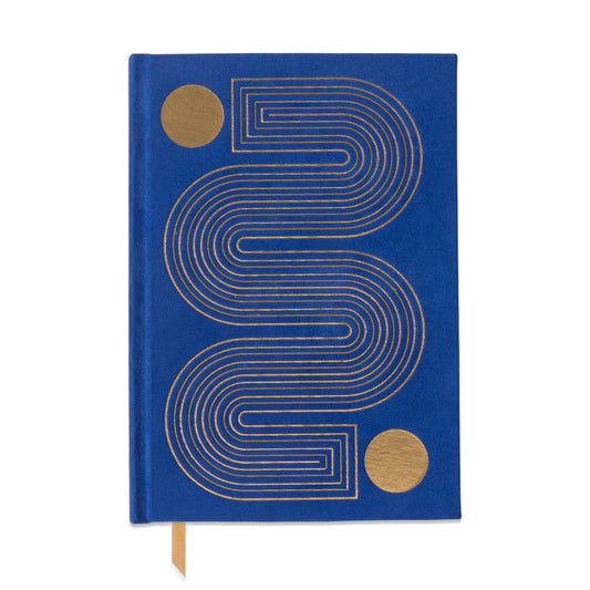 Suedette Hardcover Radiant Journal - Cobalt (FSC Mix Credit)