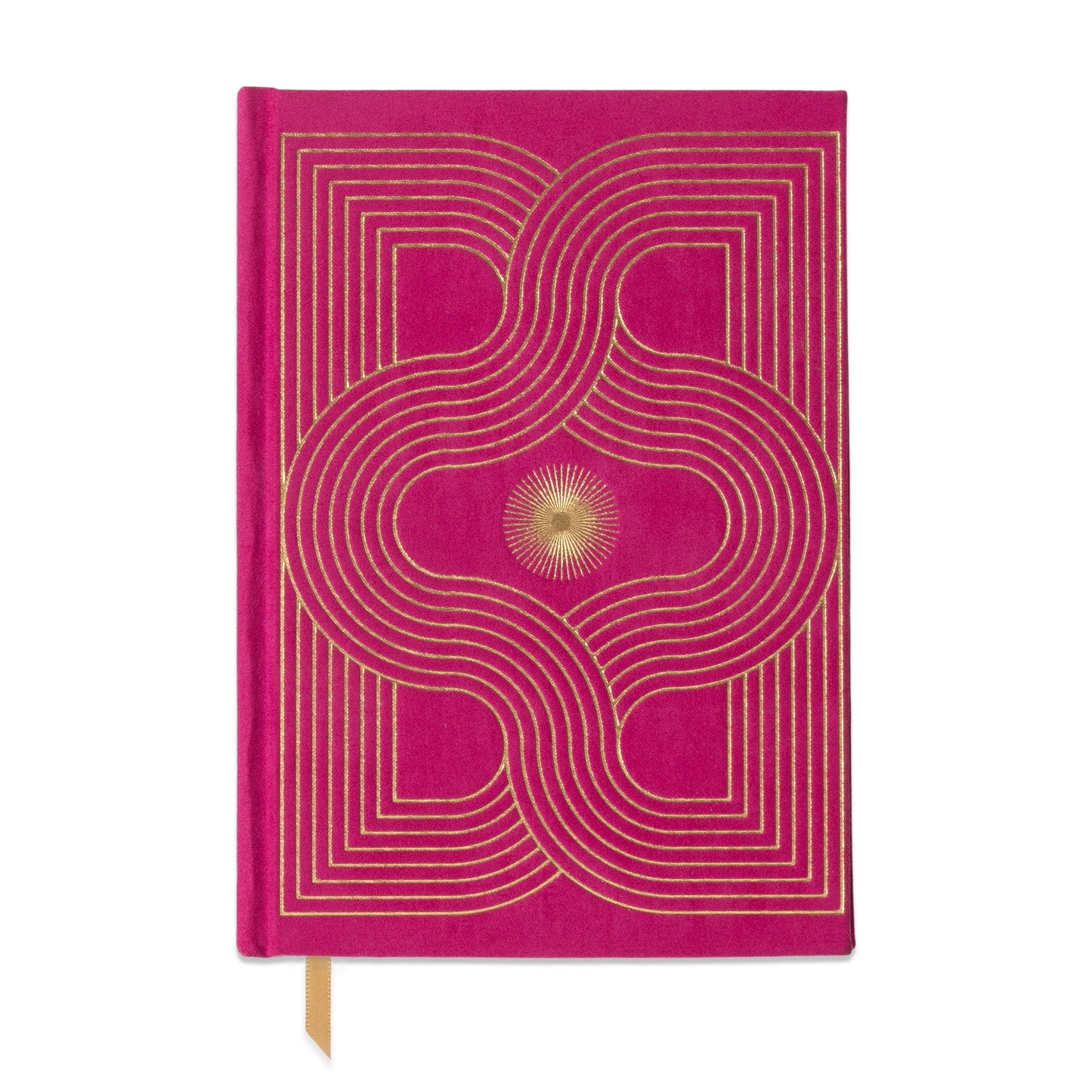 Suedette Hardcover Radiant Journal - Fuchsia (FSC Mix Credit)