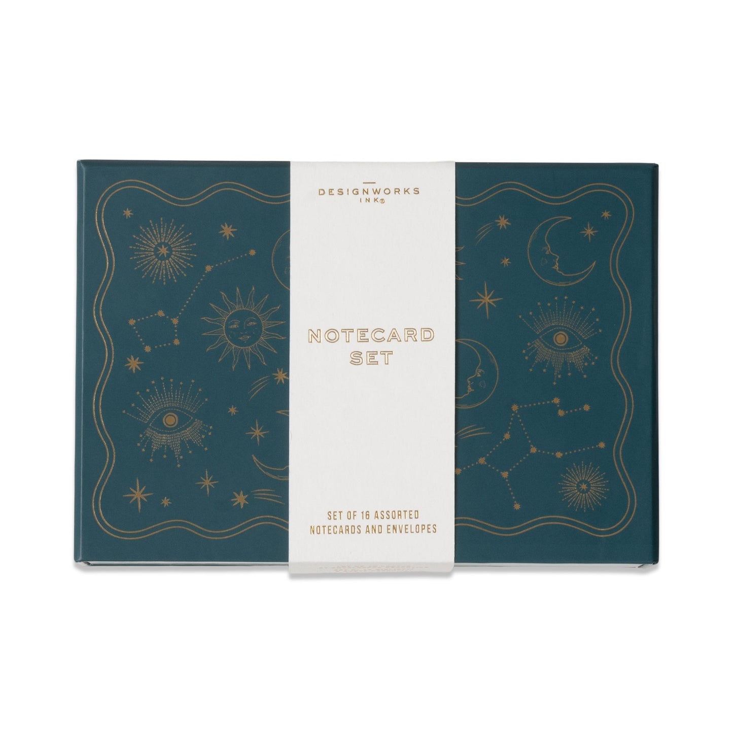 Celestial Notecards - Set of 16 Assorted (FSC Mix Credit)