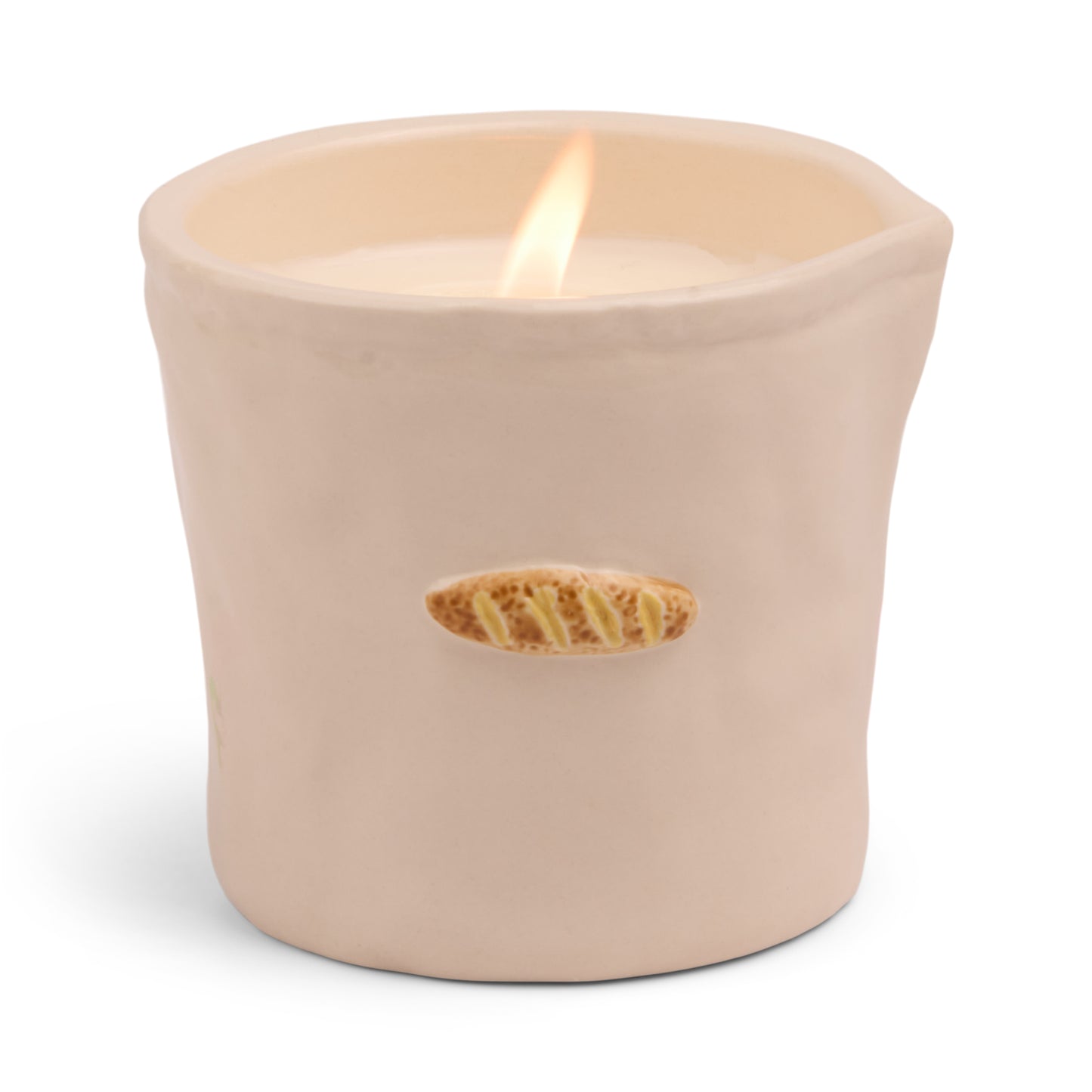 Bistro 8oz Embossed Ceramic Vessel - French Baguette