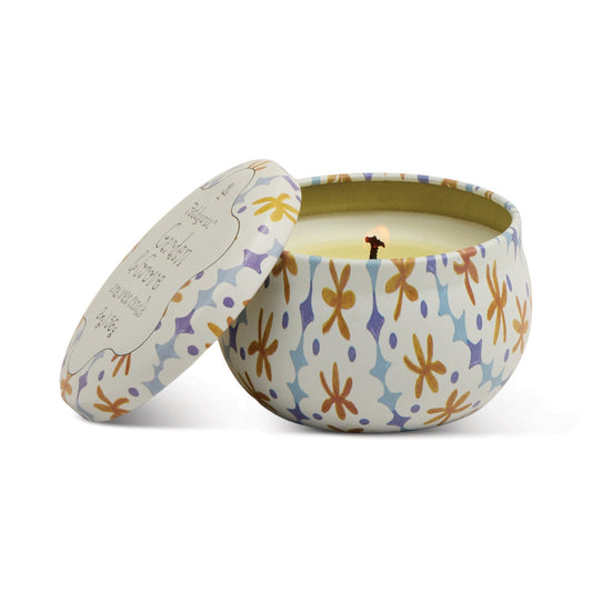 Tulip 2oz/56g Printed Tin Candle - Garden & Grove
